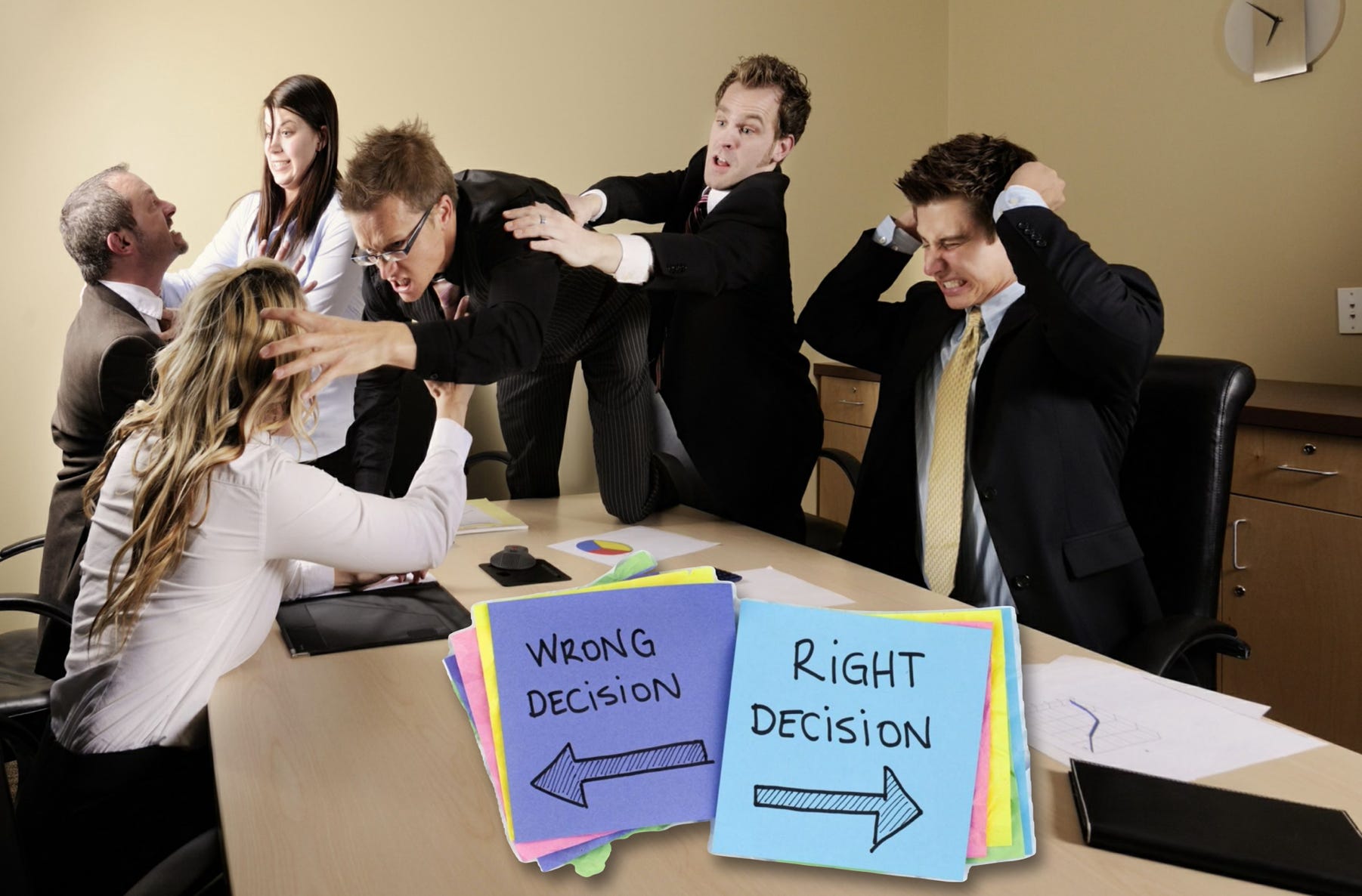 Conflict at a board meeting can divert boards away from right decisions to wrong decisions.