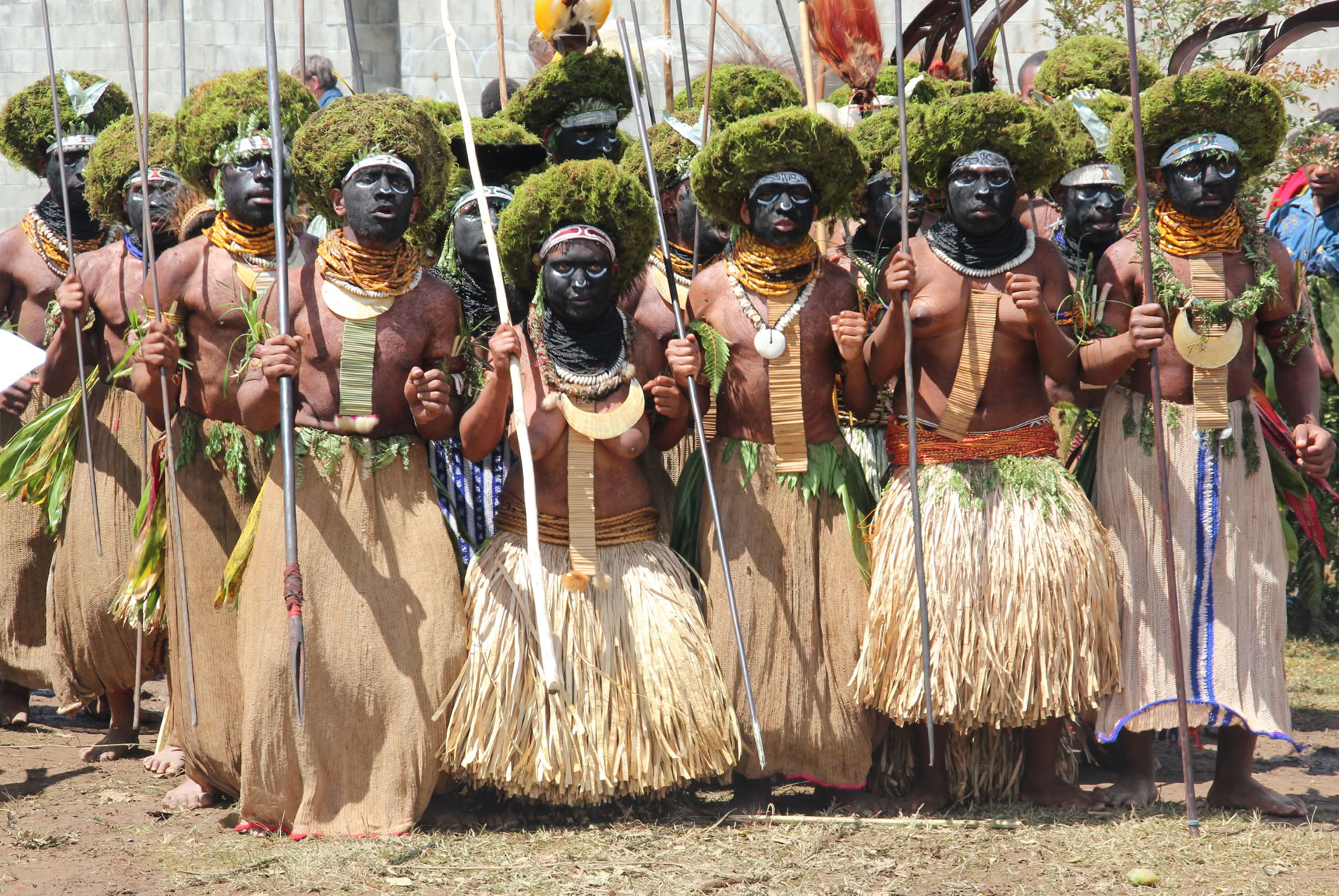 Enga Cultural Festival sing-sing in Wabag, Papua New Guinea.  Photo by Stephen Codrington