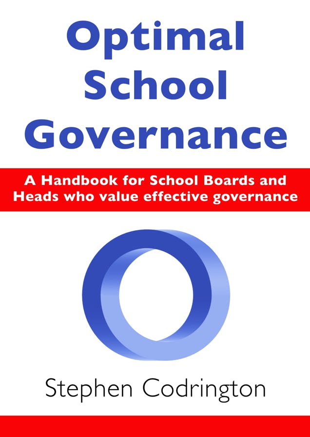 Optimal School Governance book cover