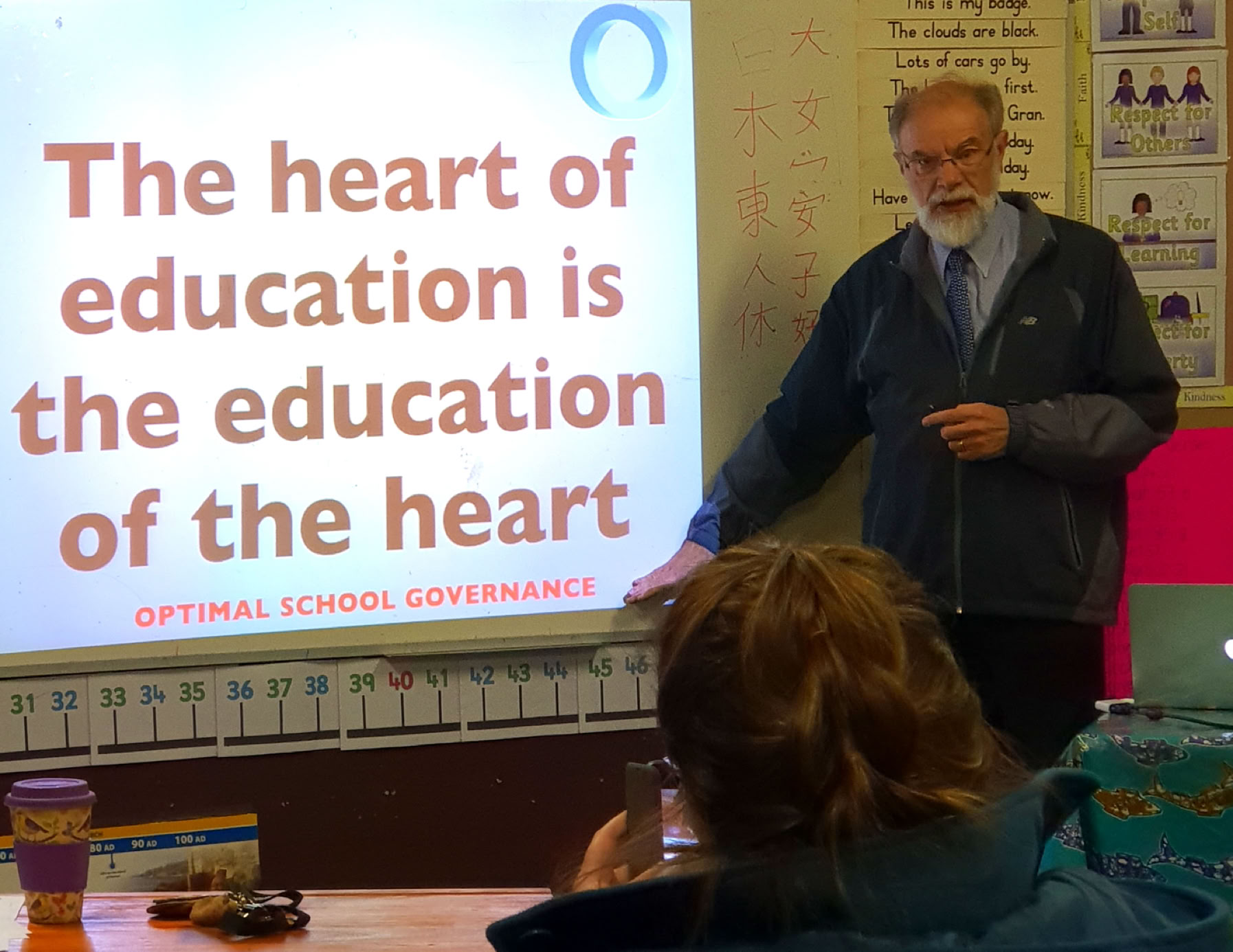 Stephen Codrington presenting a workshop at Eagle's Nest Christian School, Polokwane, South Africa, 6 July 2019.