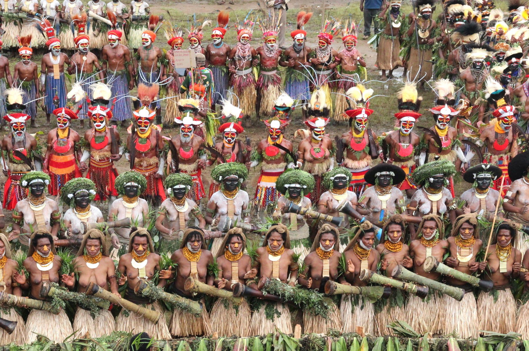 Enga Cultural Festival sing-sing in Wabag, Papua New Guinea.  Photo by Stephen Codrington